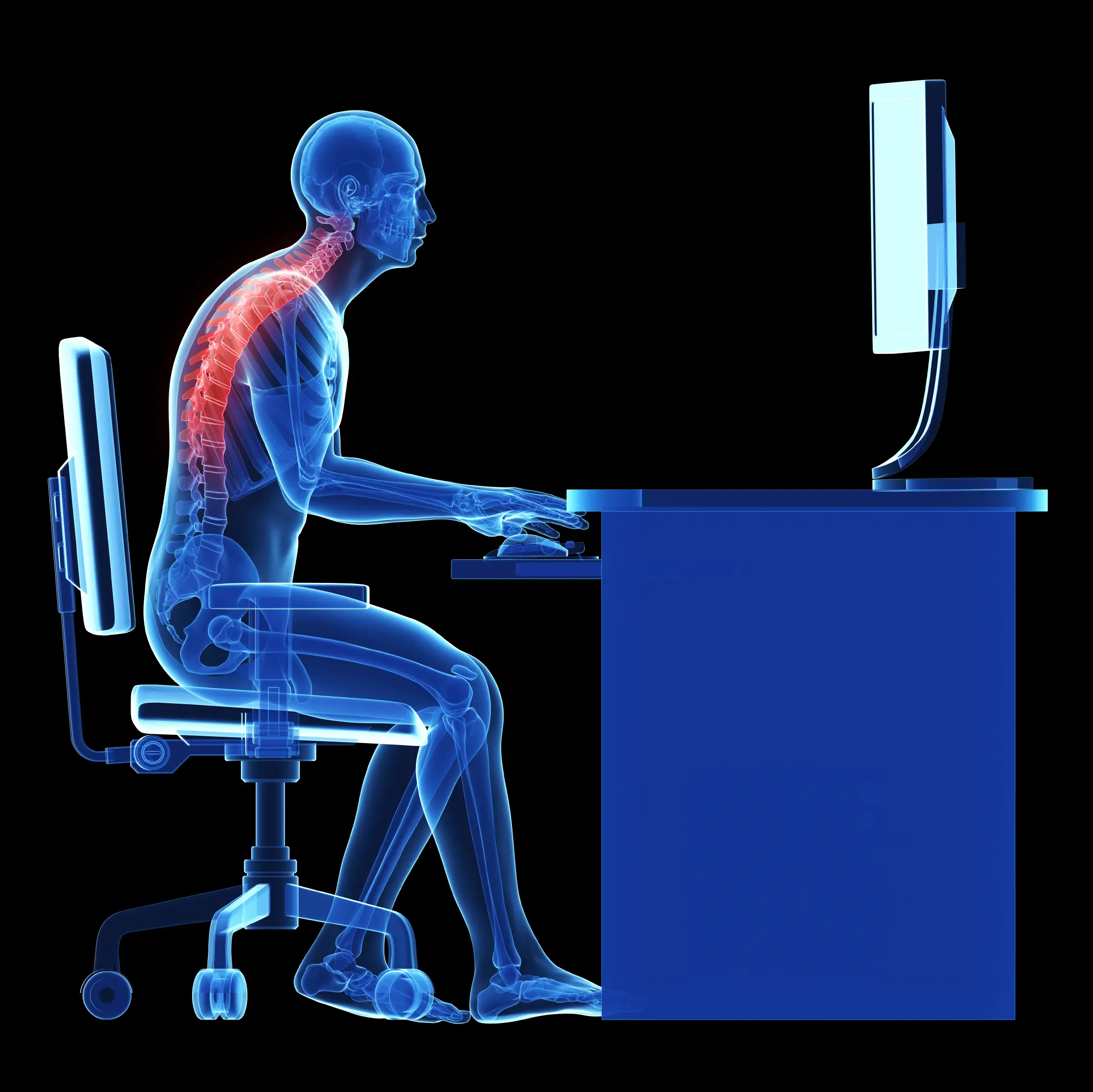 Mini Desk Workout: Fix a Slouched Posture